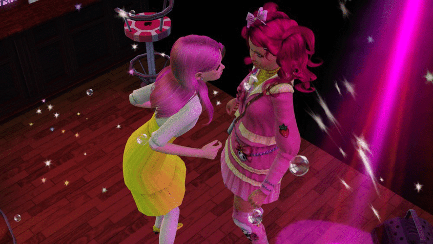 Animated Two Women Dance Party GIF