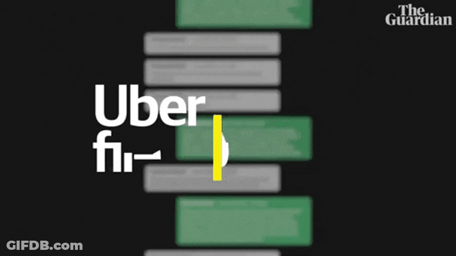 Animated Uber Files Design GIF