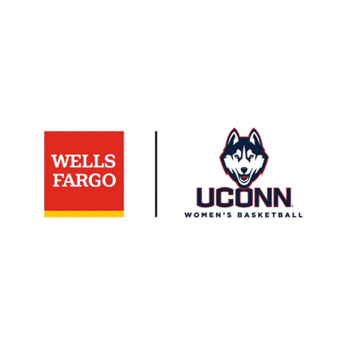 Animated Uconn Husky Mascot Sliding GIF