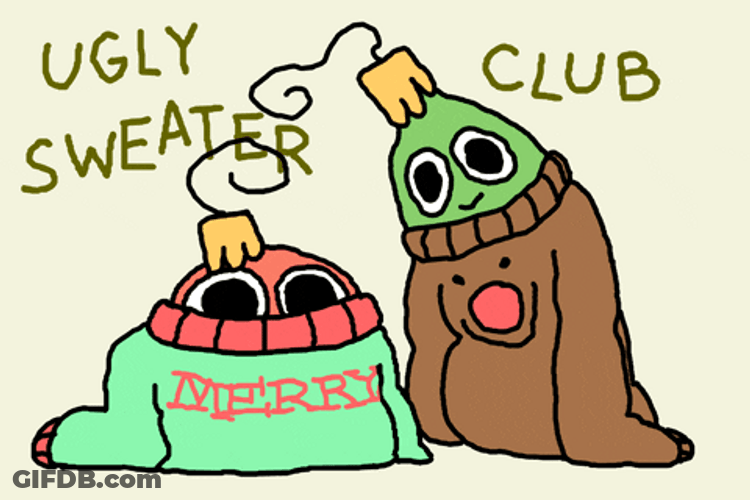 Animated Ugly Sweater Weather Snl Club GIF
