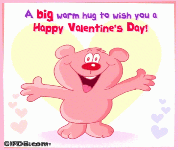Animated Valentines Big Warm Hug GIF