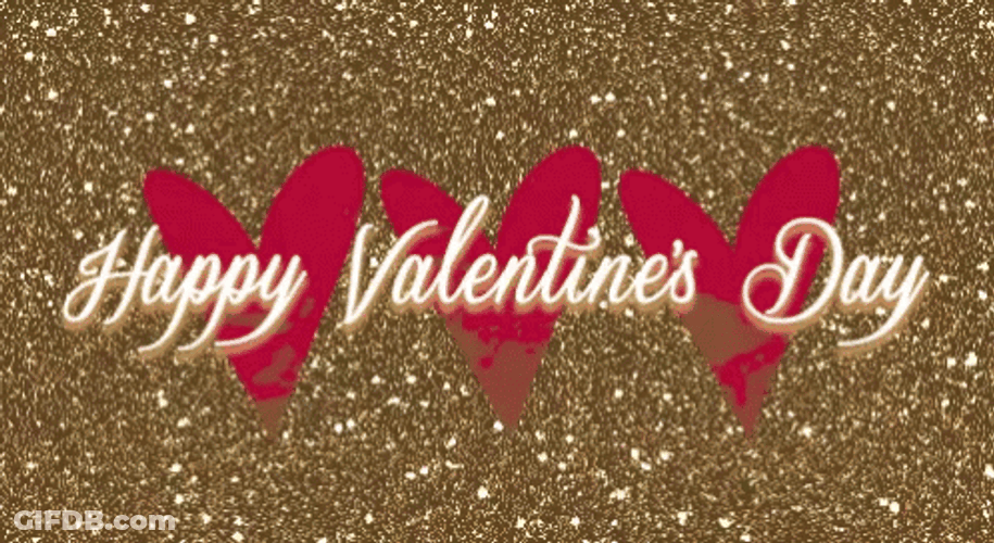 Animated Valentines Day Glitters Sticker GIF