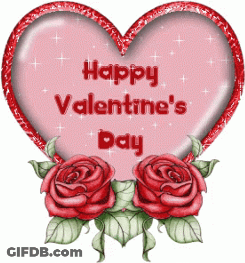 Animated Valentines Day Heart Frame GIF