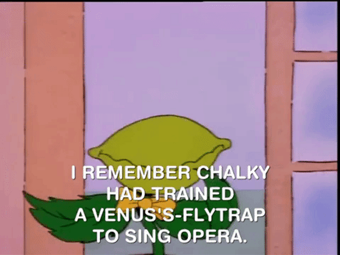 Animated Venus Fly Trap Singing GIF