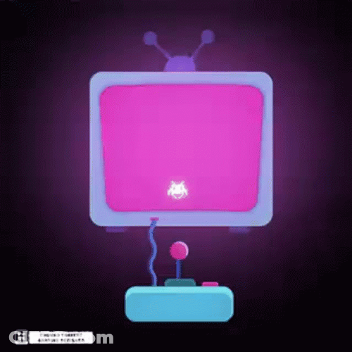 Animated Video Game Monitor GIF