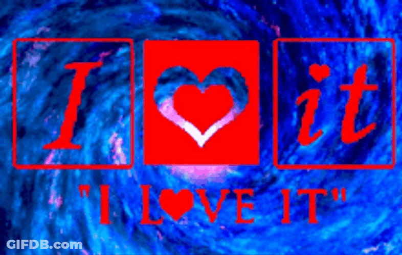 Animated Vortex I Love It Art Illustration GIF