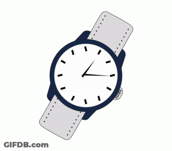 Animated Watch Moving GIF