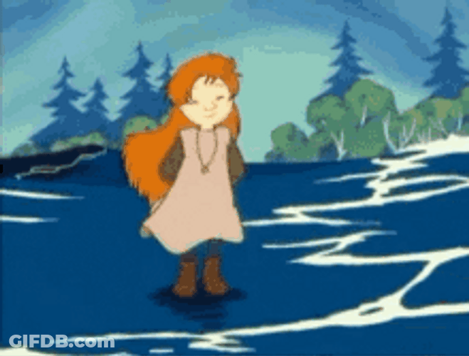 Animated Water The Witch Moomin GIF