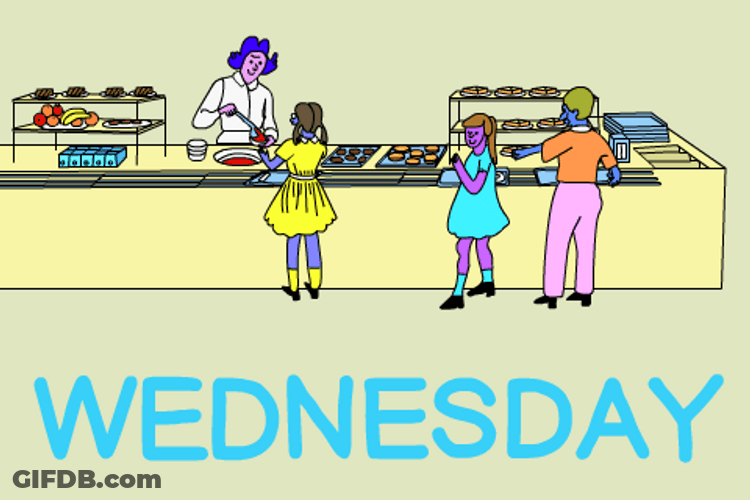 Animated Wednesday Canteen Line GIF
