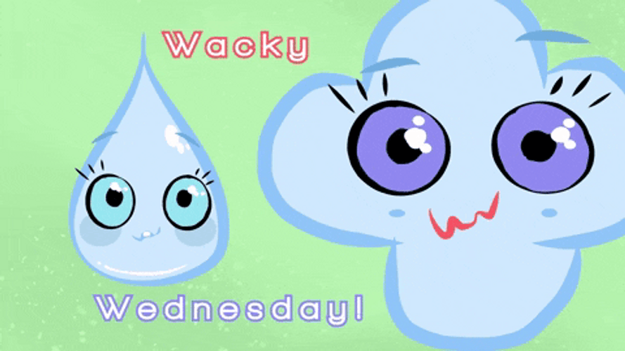 Animated Wednesday Cloud And Rain GIF