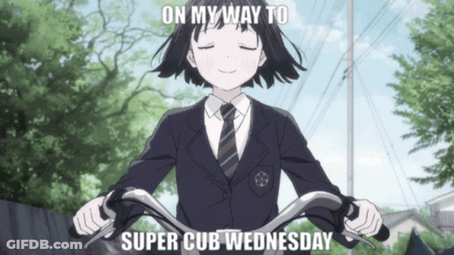 Animated Wednesday Koguma Super Cub GIF