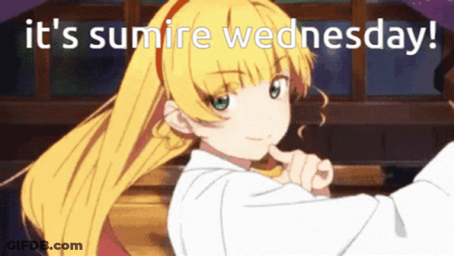 Animated Wednesday Sumire Heanna GIF