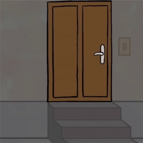 Animated Woman Turning Light On GIF