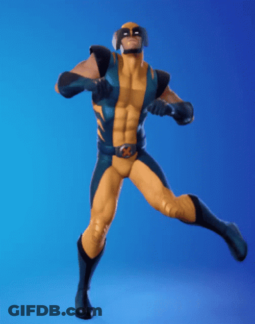 Animated X Men Wolverine Logan Dancing GIF