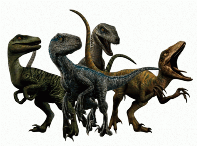 Animated Young Hungry Indoraptor GIF