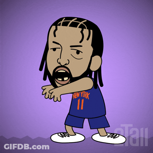 Animated Zombie Jalen Brunson Celebration GIF