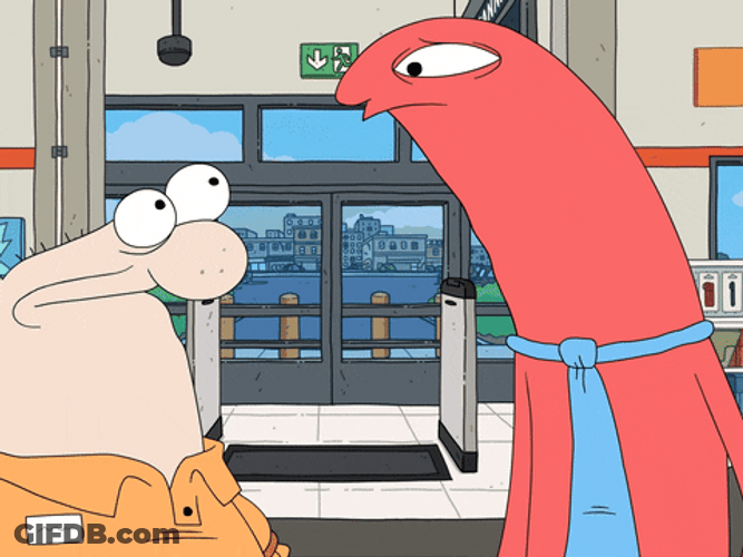 Animation Head Down Thinking Hard GIF