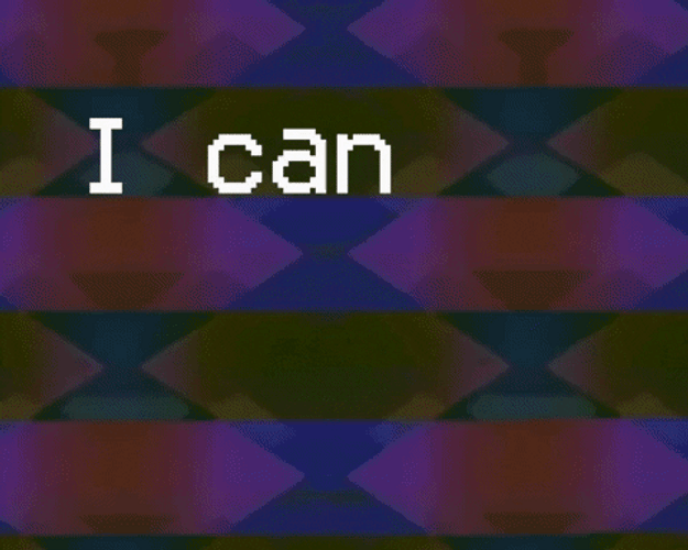 Animation Me Overthinking About You Text GIF