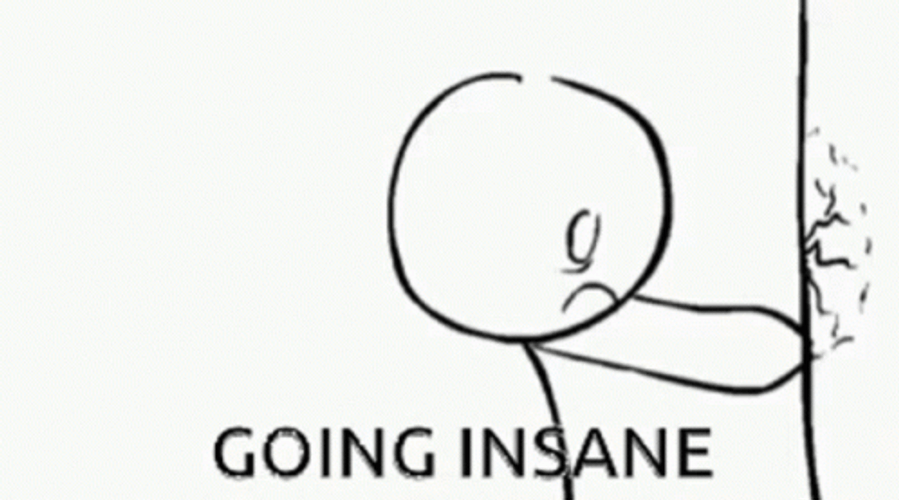 Animation Of Going Insanity GIF