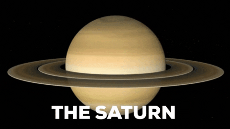 Animation Of The Saturn GIF