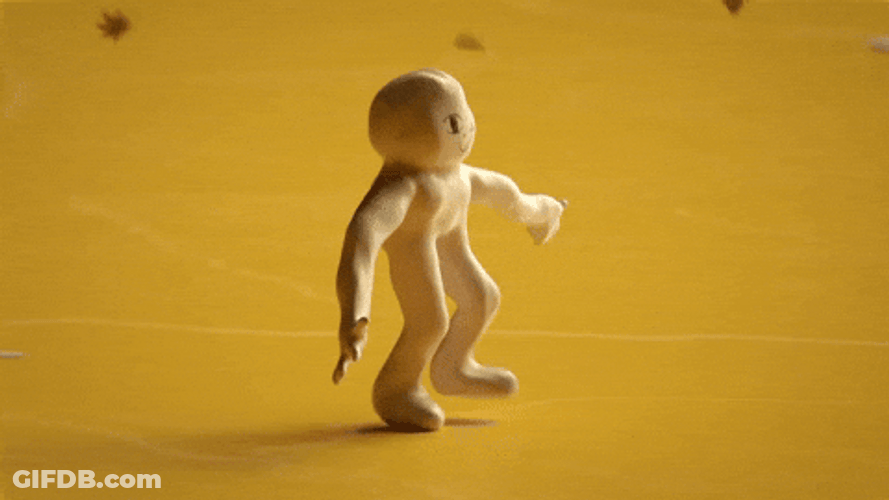 Animation Walking Fast Blur Of Motion GIF