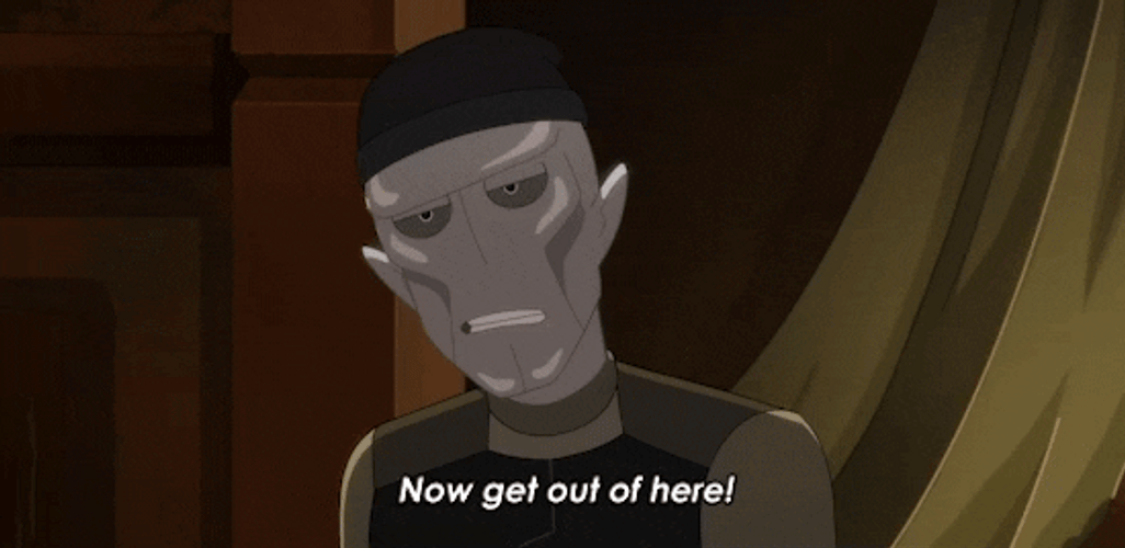 Animation You Need To Leave Angrily GIF