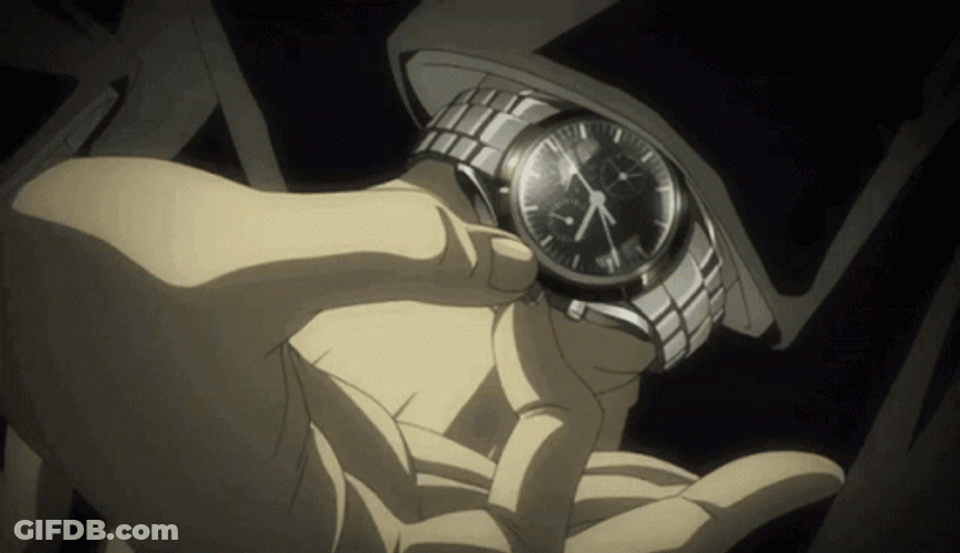 Anime Adjusting Wrist Watch GIF