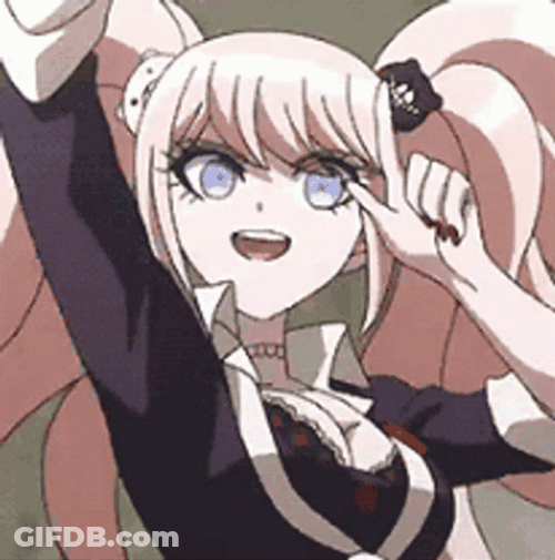 Anime Alluring Junko Enoshima GIF