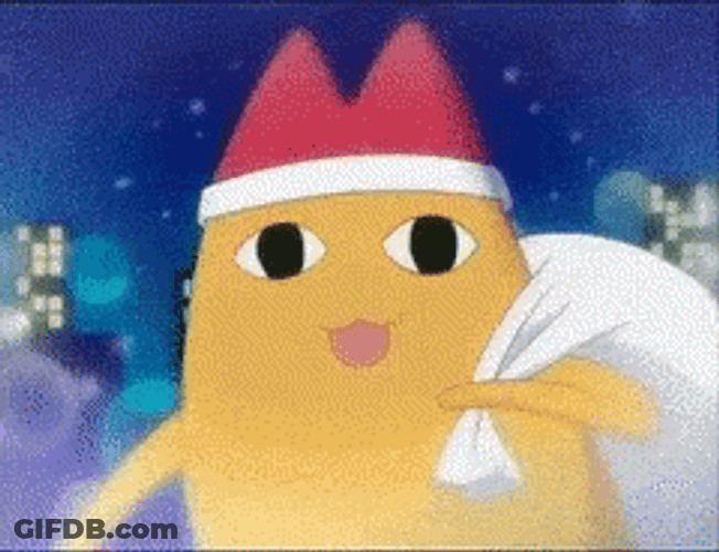 Anime Azumanga Daioh Chiyo-Chichi Santa Hat Merry Christmas GIF
