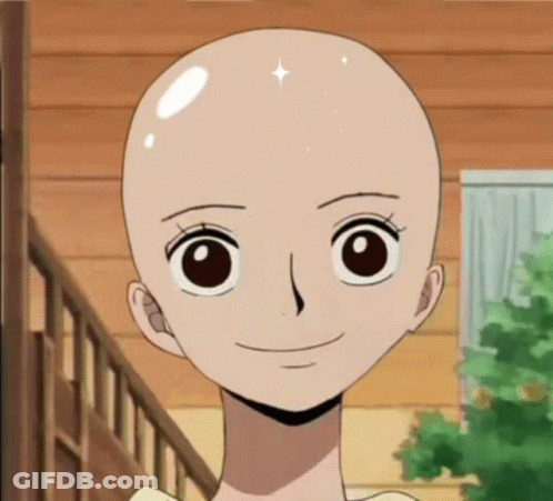 Anime Bald GIF