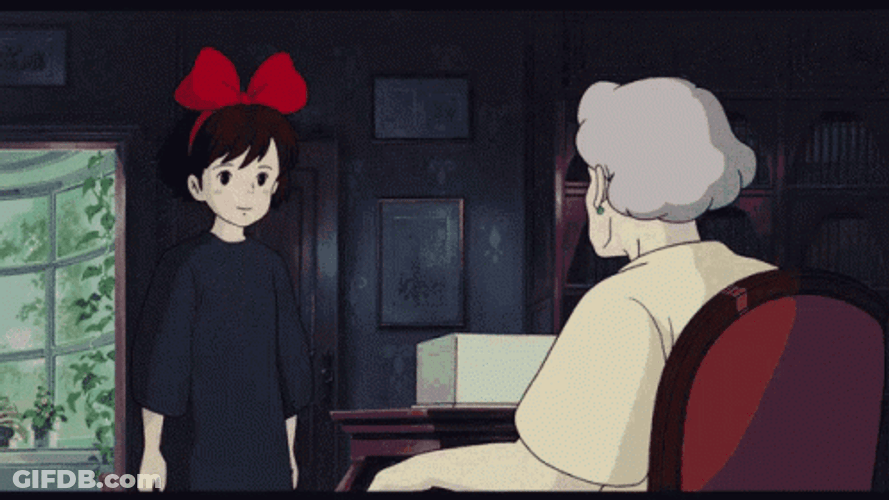 Anime Birthday Kiki's Delivery Service Madame GIF