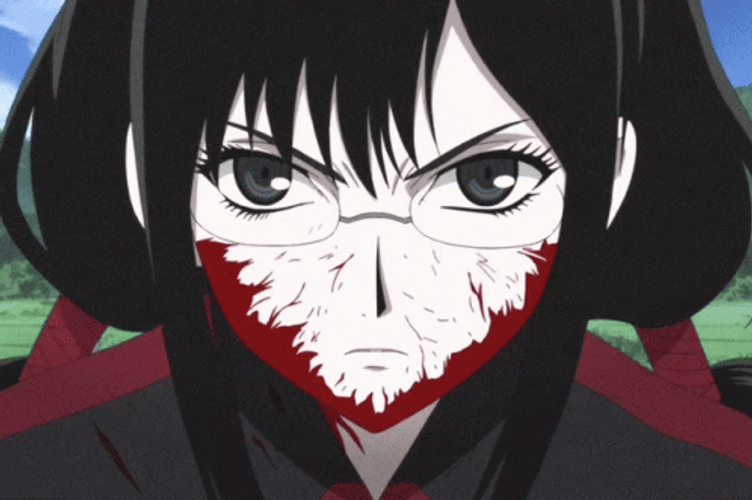 Anime Blood Saya Kisaragi Blood C GIF