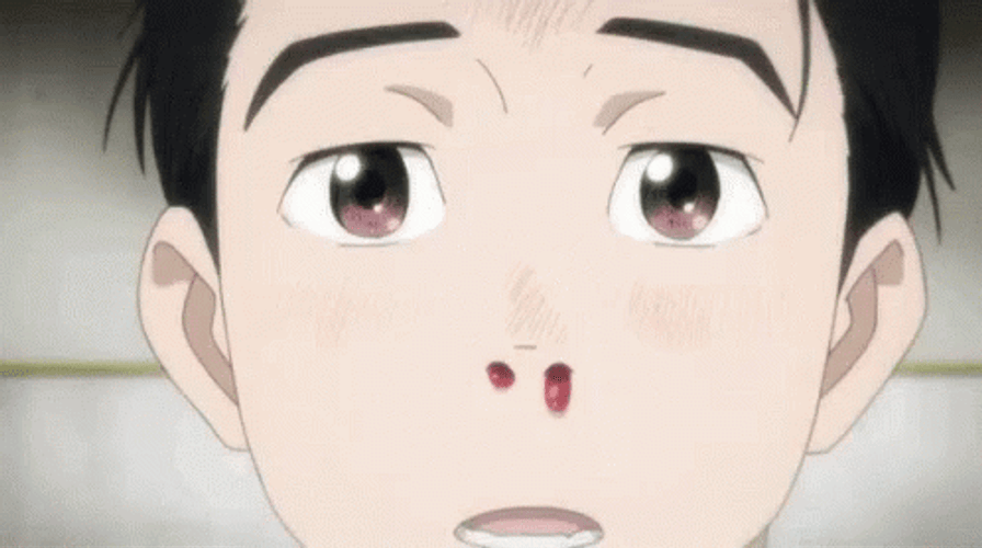 Anime Blood Yuuri Katsuki Yuri On Ice GIF