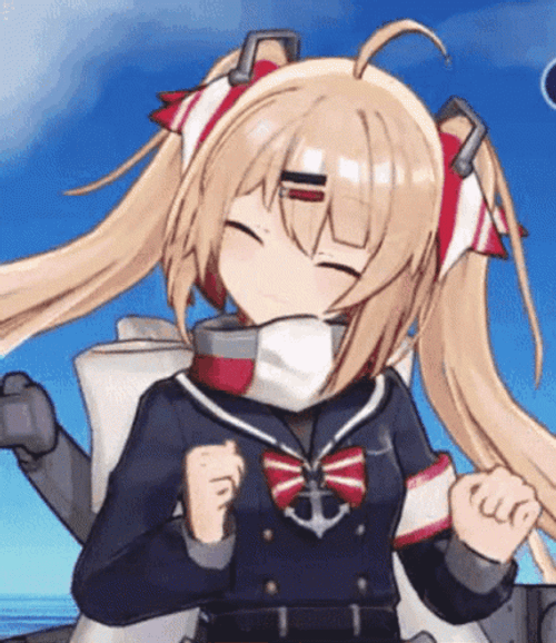 Anime Blue Oath Demure Dancing Girl GIF