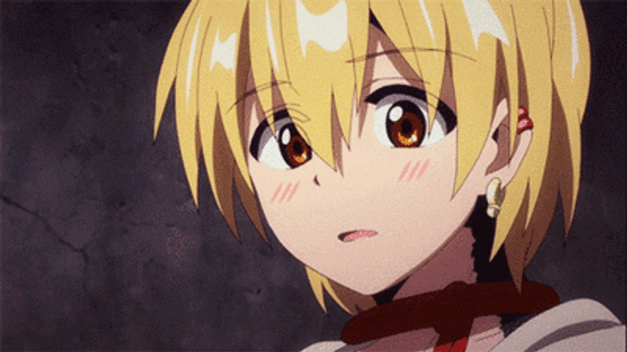 Anime Blush Alibaba Saluja Magi GIF