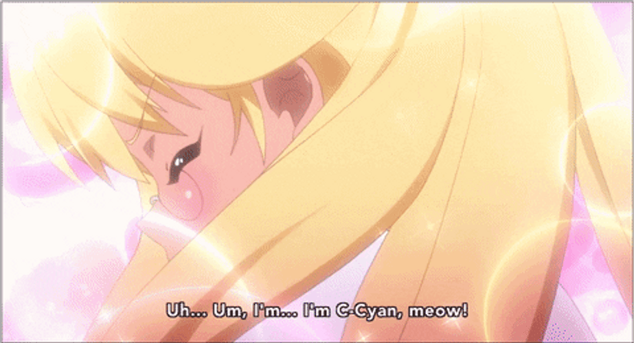 Anime Blush Hearts Show By Rock GIF