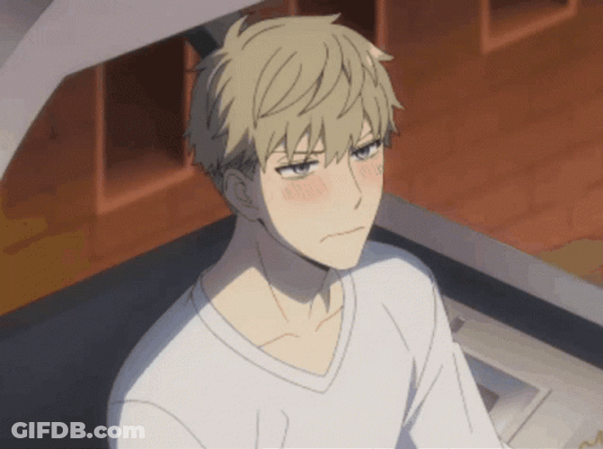 Anime Blush Loid Forger Spy X Family GIF