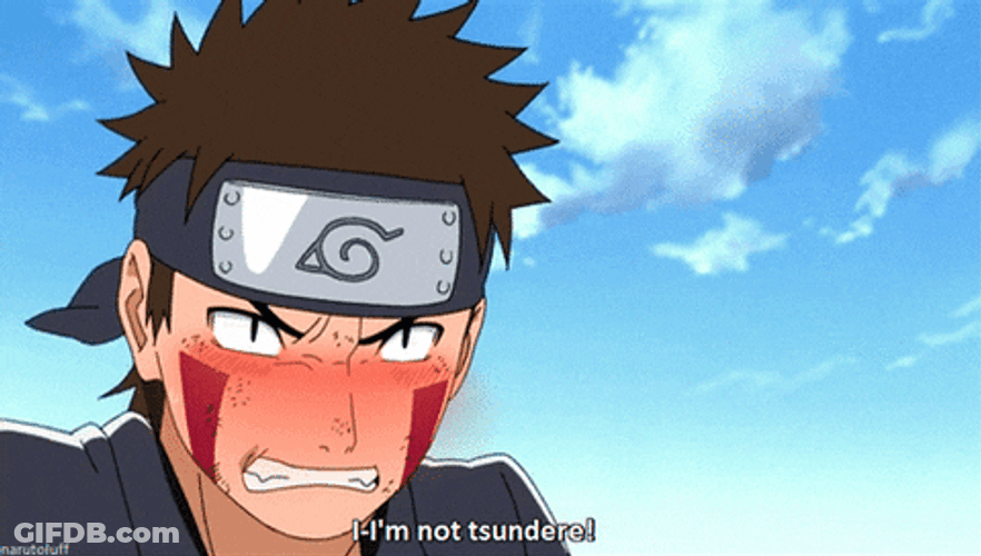Anime Blush Naruto Kiba Inuzuka GIF