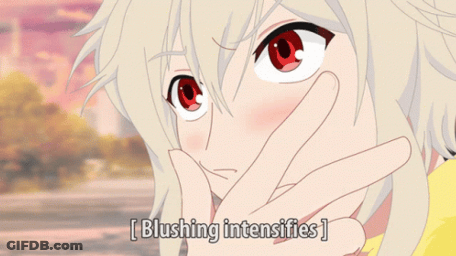 Anime Blush Shy Bell Cranel GIF