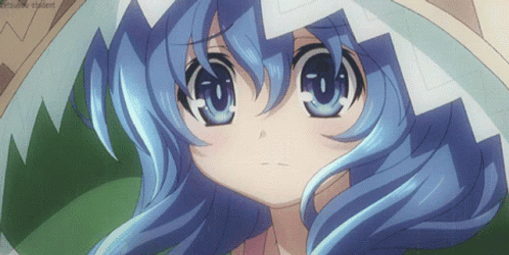 Anime Blush Shy Date A Live GIF