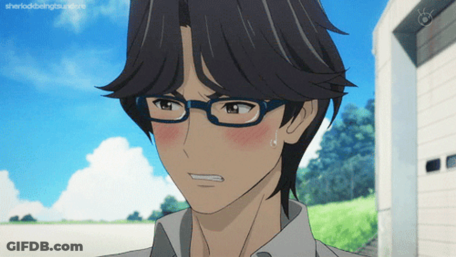 Anime Blush Subaru Hidaka GIF