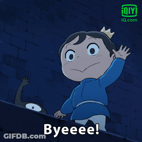 Anime Bojji Waving Byeeee GIF