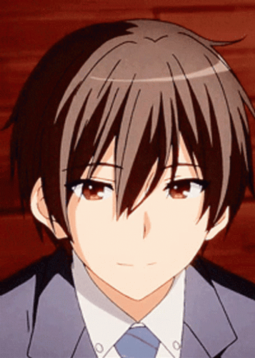 Anime Boy Happy Talking GIF