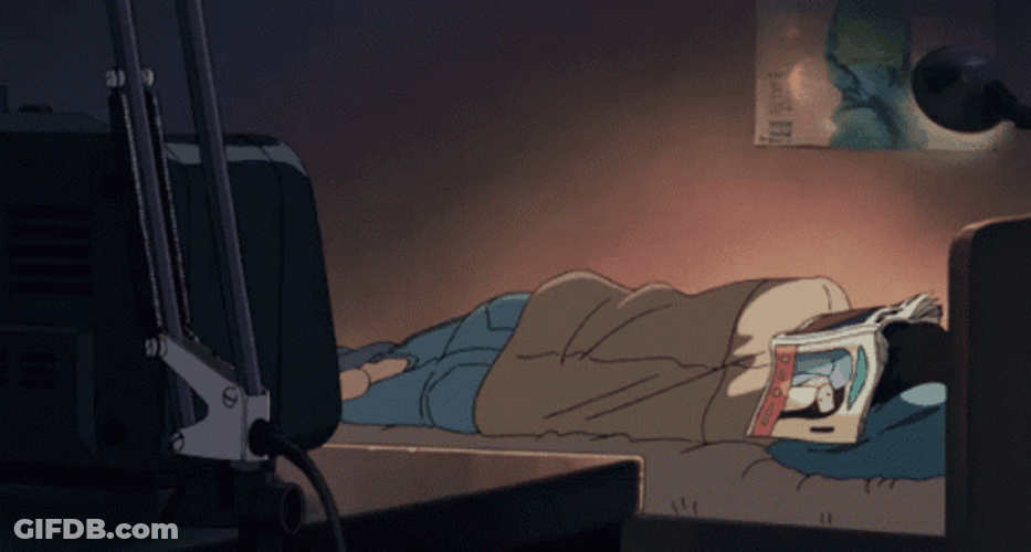 Anime Boy Just Waking Up GIF