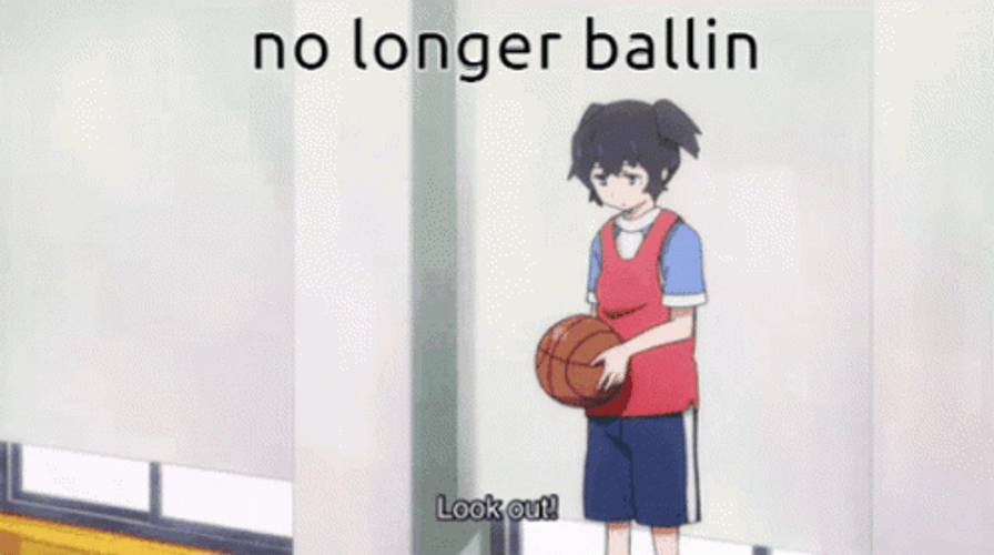 Anime Boy No Longer Ballin GIF