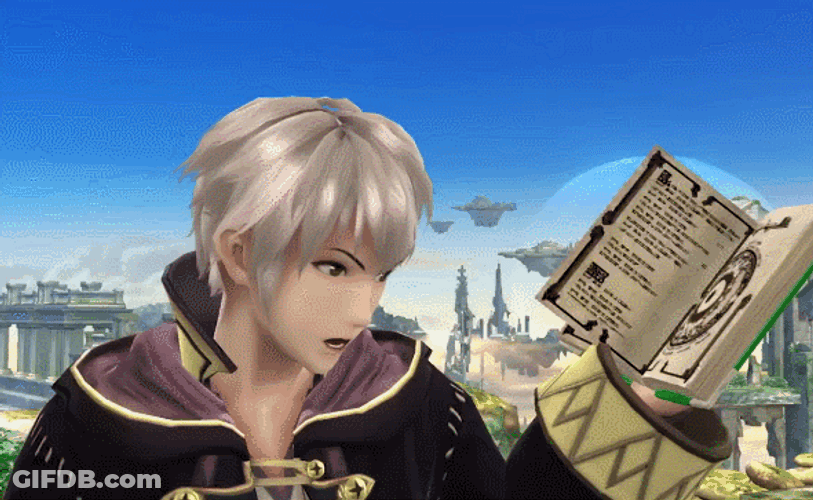 Anime Boy Studying GIF