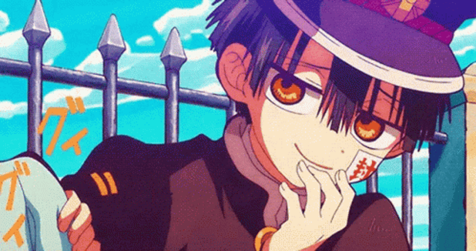 Anime Boy Sweet Laugh GIF