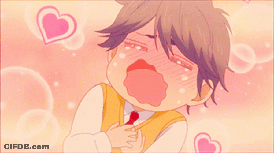 Anime Boy Uwu Blush GIF