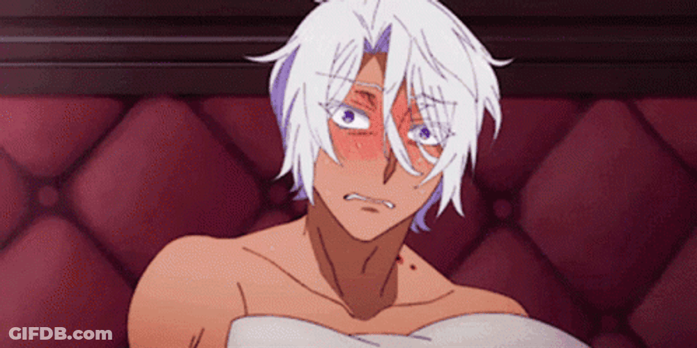 Anime Boy Vanitas Blush GIF