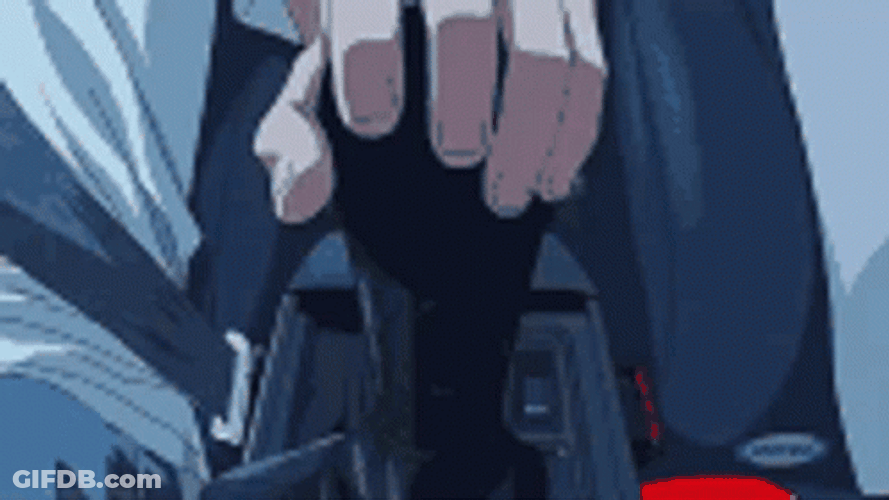 Anime Car Driver Overspeeding GIF